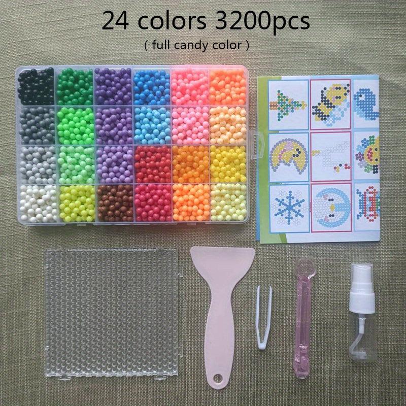 3200 Pcs Water Magic Beads Animal Model Puzzle Educational Toys