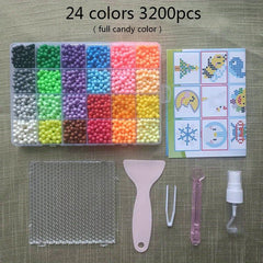 3200 Pcs Water Magic Beads Animal Model Puzzle Educational Toys