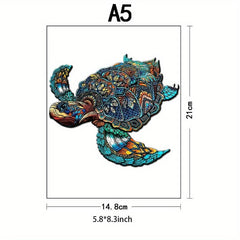 Animal Shaped Wooden Jigsaw Puzzle for Adults