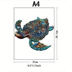 Animal Shaped Wooden Jigsaw Puzzle for Adults