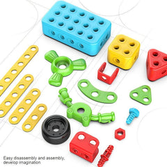 288Pcs Drill Puzzles Building Toys for Kids Ages 3-8 - STEAM Learning Set