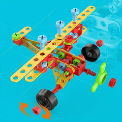 288Pcs Drill Puzzles Building Toys for Kids Ages 3-8 - STEAM Learning Set