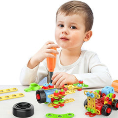288Pcs Drill Puzzles Building Toys for Kids Ages 3-8 - STEAM Learning Set