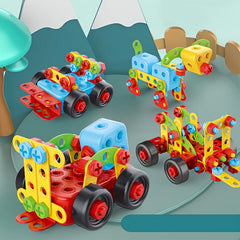 288Pcs Drill Puzzles Building Toys for Kids Ages 3-8 - STEAM Learning Set