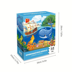 Underwater Animal Puzzle Educational Toy for Boys and Girls