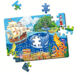 Underwater Animal Puzzle Educational Toy for Boys and Girls