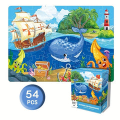 Underwater Animal Puzzle Educational Toy for Boys and Girls