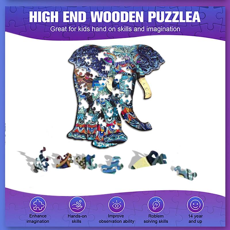 Challenging Special Shape Wooden Puzzle