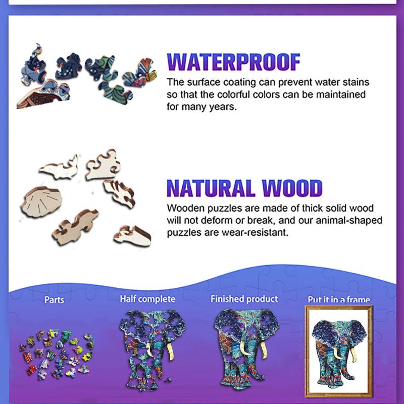 Challenging Special Shape Wooden Puzzle