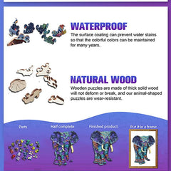 Challenging Special Shape Wooden Puzzle