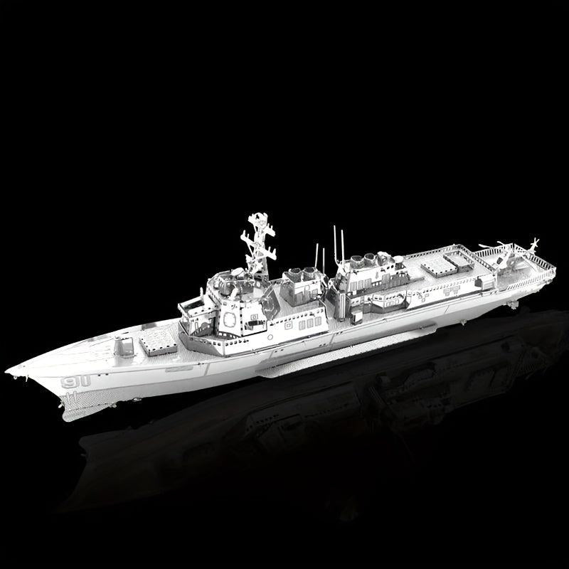 Metal 3D Jigsaw Puzzle DIY Warship Burke Destroyer