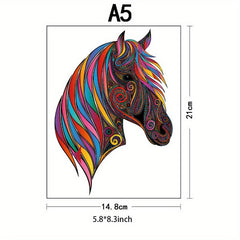 Wooden Jigsaw Puzzles for Adults & Kids - Horse Puzzle in Gift Package