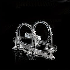 Metal 3D Jigsaw Puzzle DIY Assembly Caravan Playground Building