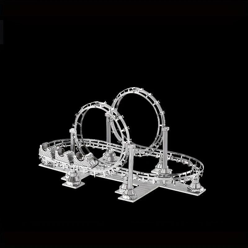 Metal 3D Jigsaw Puzzle DIY Assembly Caravan Playground Building