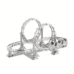 Metal 3D Jigsaw Puzzle DIY Assembly Caravan Playground Building