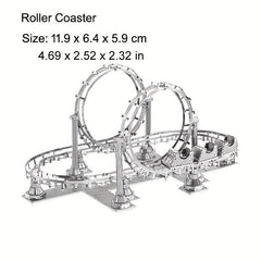 Metal 3D Jigsaw Puzzle DIY Assembly Caravan Playground Building