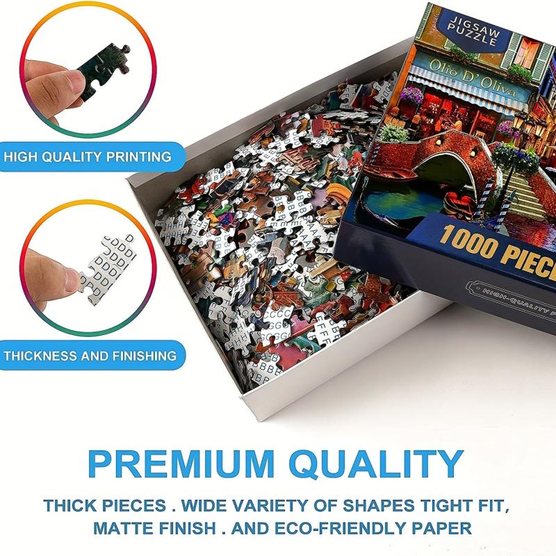 1000 Piece Jigsaw Puzzles Fun Unique Design Perfect for Adults and Teenagers
