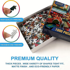 1000 Piece Jigsaw Puzzles Fun Unique Design Perfect for Adults and Teenagers