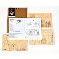 3D Wooden Animal Puzzle Kit Home Office Decoration Gift Kids Adults