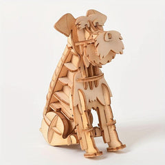 3D Wooden Animal Puzzle Kit Home Office Decoration Gift Kids Adults
