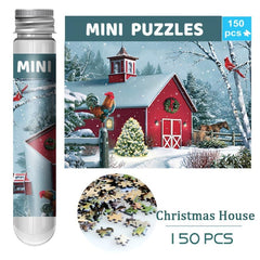 150pc Mini Paper Test Tube Puzzle Jigsaw Educational Decompression