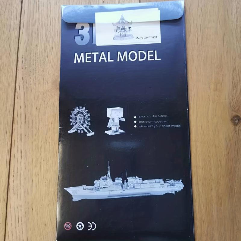 Metal 3D Jigsaw Puzzle DIY Assembly Playground Building