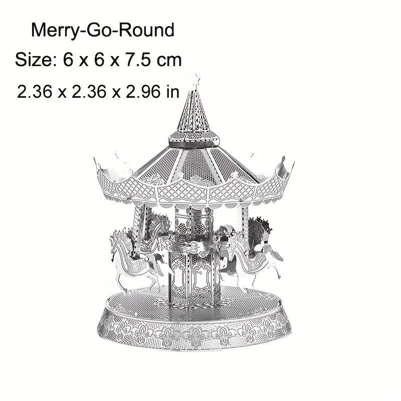 Metal 3D Jigsaw Puzzle DIY Assembly Playground Building