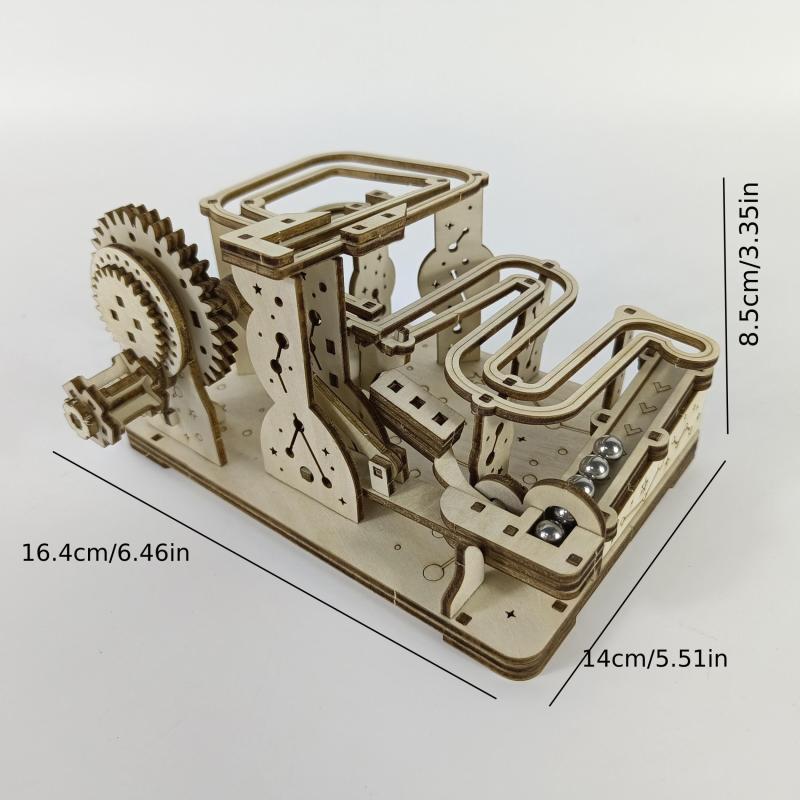 Wooden Puzzle Track Ball Toy Kit