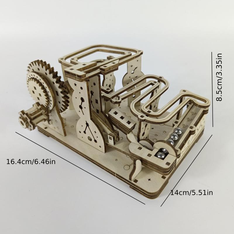 Wooden Puzzle Track Ball Toy Kit