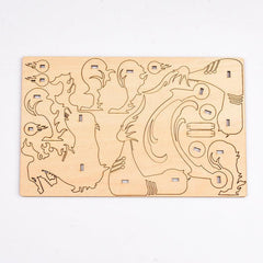 Wooden 3D Jigsaw Puzzle Animal Toy for Kids