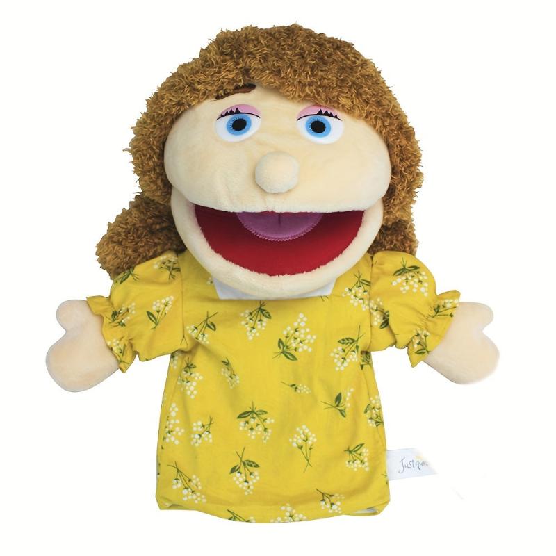 1pc Family Hand Puppets Mom Dad Siblings Plush Hand Puppets Toys Role Play