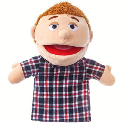 1pc Family Hand Puppets Mom Dad Siblings Plush Hand Puppets Toys Role Play