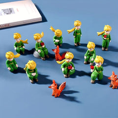 Little Prince And Fox Cake Baking Flower Props DIY Resin Crafts Ornaments