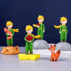 Little Prince And Fox Cake Baking Flower Props DIY Resin Crafts Ornaments