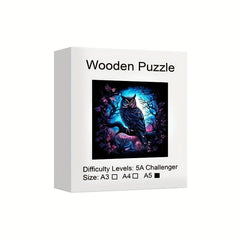 Creative Owl Wooden Puzzles - Fun Shapes for Kids & Adults