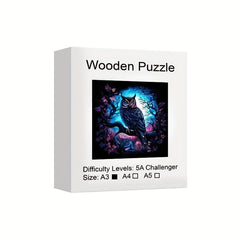 Creative Owl Wooden Puzzles - Fun Shapes for Kids & Adults