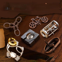 Ruban Cardano's Rings Alloy Lock Puzzle Educational Toys