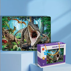 60-Piece Dinosaur Jigsaw Puzzle For Kids - Fun Puzzle For Boys And Girls
