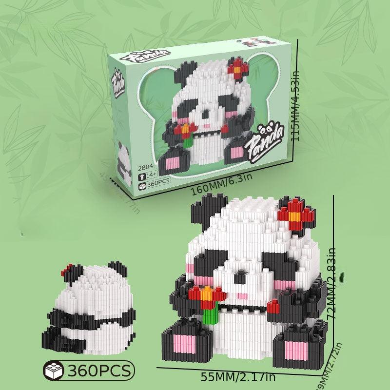 Panda Doll Building Blocks for Kids