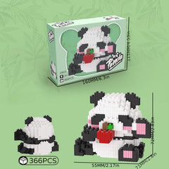 Panda Doll Building Blocks for Kids