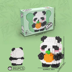 Panda Doll Building Blocks for Kids