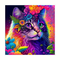 Colorful Cat Bridal Puzzle Special Shaped Animal Jigsaw Puzzle Adult Decompressi