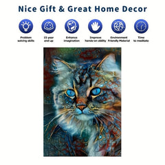 Wooden Cat Puzzle for Adults and Children