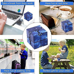 Infinite Cube Flipping Toy Anxiety Toy Fingertip Game Puzzle Anti Stress