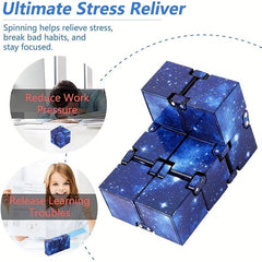 Infinite Cube Flipping Toy Anxiety Toy Fingertip Game Puzzle Anti Stress