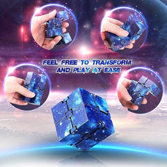 Infinite Cube Flipping Toy Anxiety Toy Fingertip Game Puzzle Anti Stress