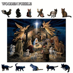 Animal Shaped Wooden Jigsaw Puzzles - Fun Challenge for Adults