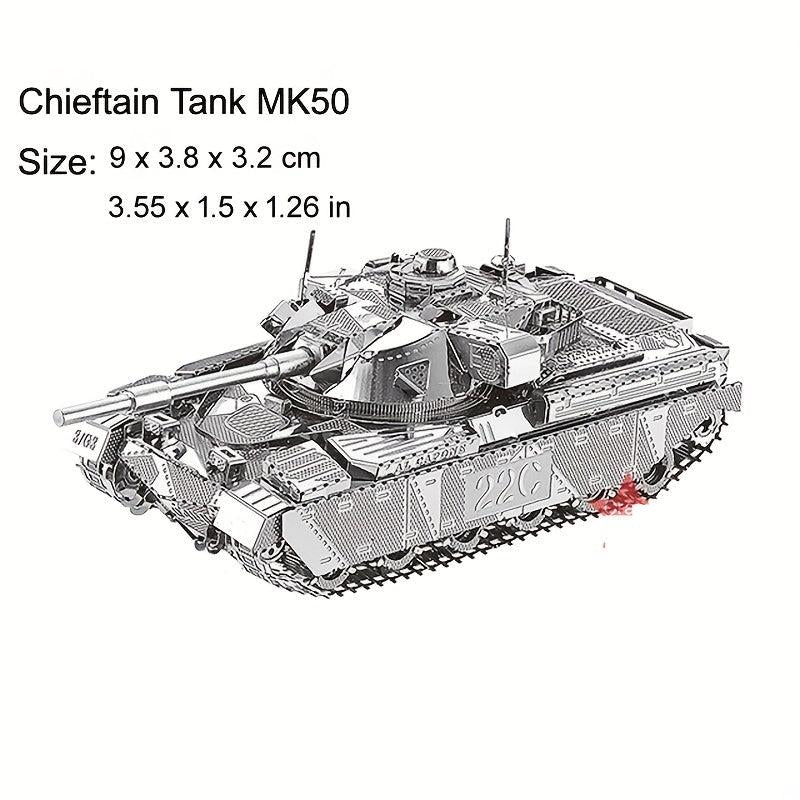 3D Metal Jigsaw Puzzle Model DIY Assembly Tank Series Chief Tank Gift