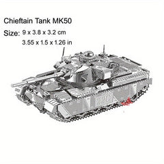 3D Metal Jigsaw Puzzle Model DIY Assembly Tank Series Chief Tank Gift