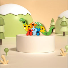 3D Dinosaur Wooden Puzzle Educational Game Toy